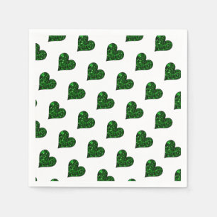 Guardanapo De Papel Rua do dia de Patrick Emerald Heart