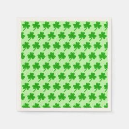 Guardanapo De Papel Rua do dia de Patrick Shamrock Pote do Dourado Nó 