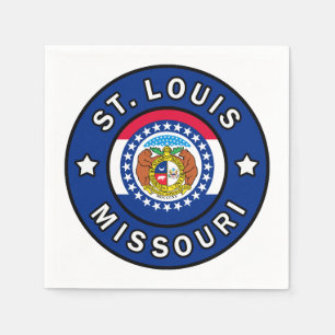 Guardanapo De Papel Rua Louis Missouri
