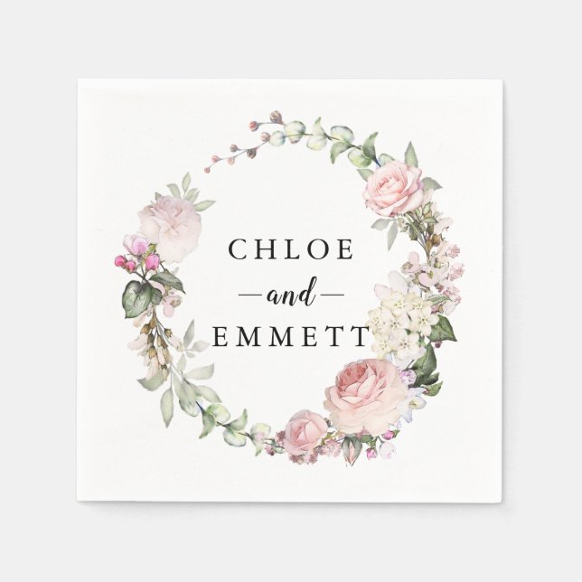 Guardanapo De Papel Rua Rosa Rosa, Rosa, Esbranquiçada russa (Frente)