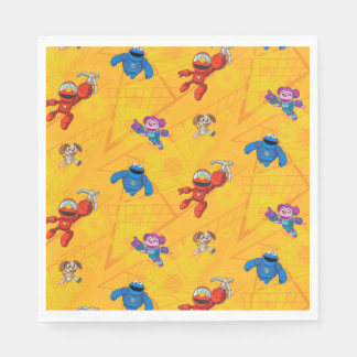 Guardanapo De Papel Rua Sésamo | Padrão dos construtores Mecha