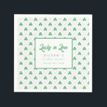 Guardanapo De Papel Rua Verde do Shamrock. Chá de panela irlandês de P<br><div class="desc">Rua Verde do Shamrock. Chá de panela irlandês de Patrick</div>