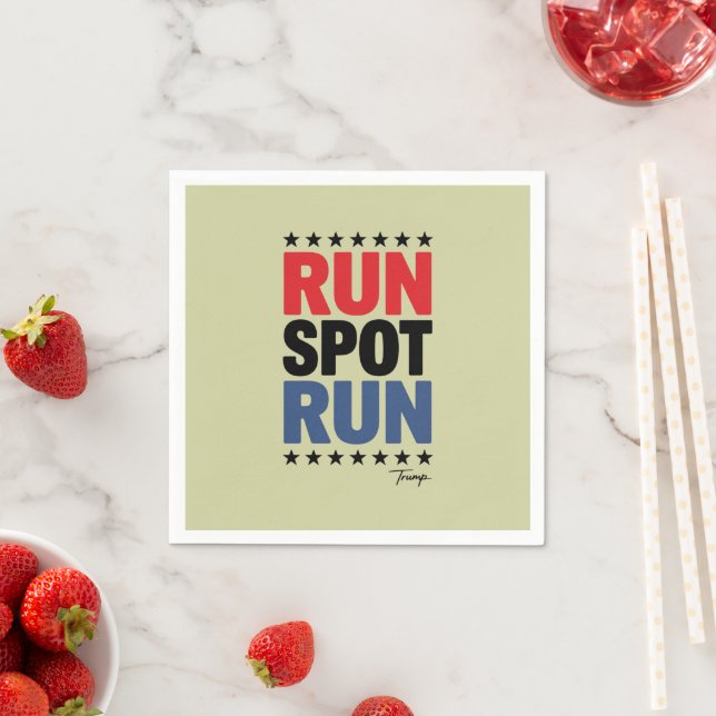 Guardanapo De Papel Run Spot Run Trump 2024 (Insitu)