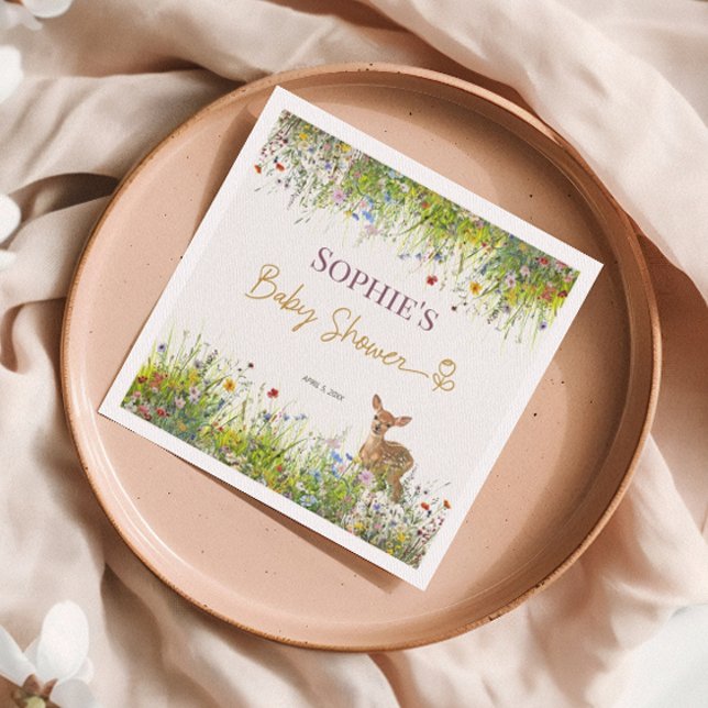 Guardanapo De Papel Russo Vedante de Flor Selvagem Chá de fraldas de P (Criador carregado)