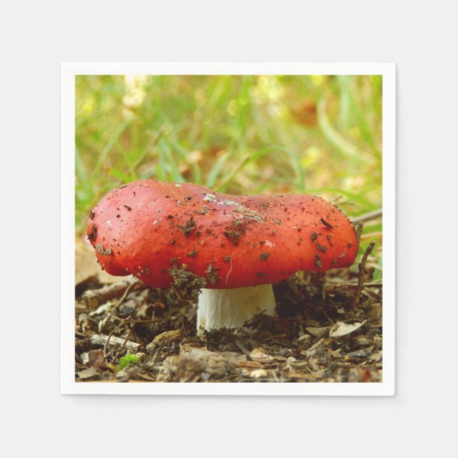 Guardanapo De Papel Russula Emetica Paper Napkins (Frente)