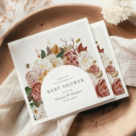 Guardanapo De Papel Rustic Boho Autumn Paper Napkin