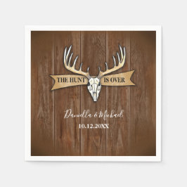 Guardanapo De Papel Rustic Deer Antlers Skull Hunt Acabou