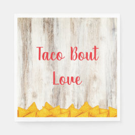 Guardanapo De Papel Rustic Fiesta Shower Paper Napkins | Taco ‘Bout