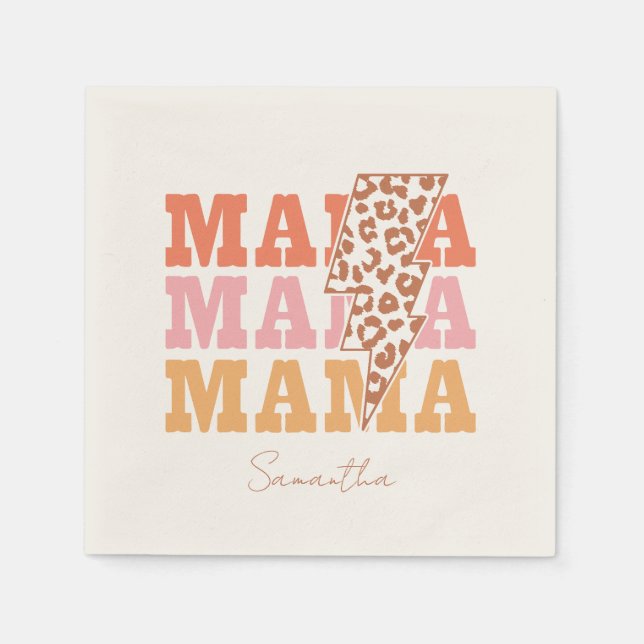 Guardanapo De Papel Rustic "Mama" Repete (Frente)