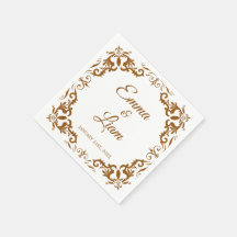 Rustic Mexican Wedding Napkins
