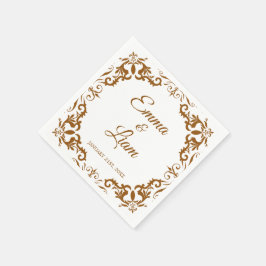 Guardanapo De Papel Rustic Mexican Wedding Napkins