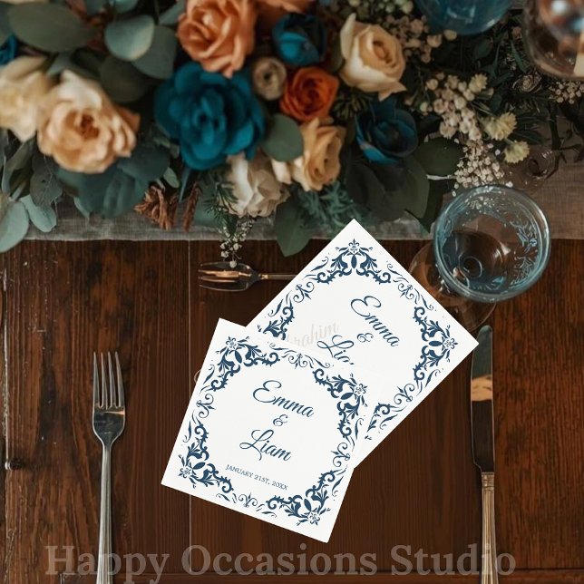 Guardanapo De Papel Rustic Mexican Wedding Napkins (Criador carregado)