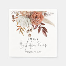 Rustic Terracotta Florals O Futuro Sra.