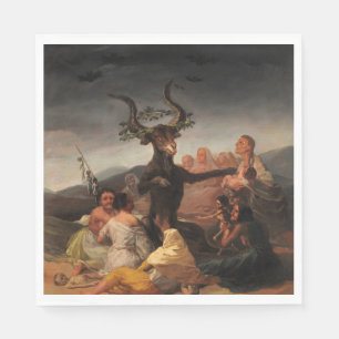 Guardanapo De Papel Sabá de bruxas por Francisco de Goya