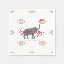 Sábados de futebol no South Paper Napkins