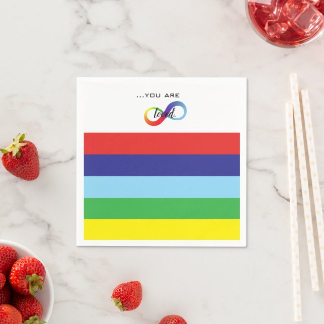 Guardanapo De Papel Saco Infinity Orgulho LGBTQ+ (Insitu)