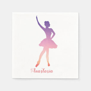 Guardanapo De Papel Saco moderno bailarina nome personalizado
