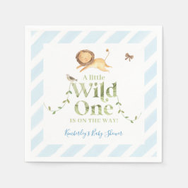 Guardanapo De Papel Safari Jungle Chá de fraldas para Menina ou Nap de