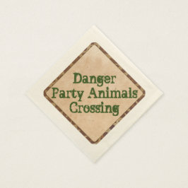 Guardanapo De Papel Safari Party Napkins Danger