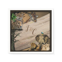 Safari Wildlife Party Napkins