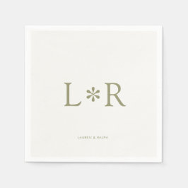 Guardanapo De Papel Sage & Ivory | Na moda Modern