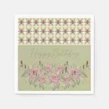 Sage Verde com branco cremoso e Rosa