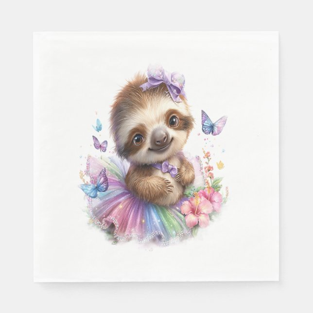 Guardanapo De Papel Saia Safari Rainbow Summer (Frente)