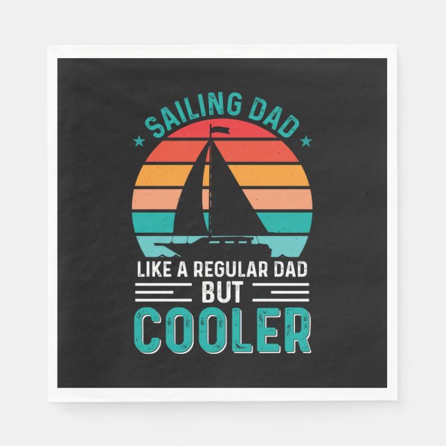 Guardanapo De Papel Sailing Dad (Frente)