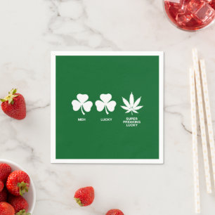 Guardanapo De Papel Saint Patricks Funny Party for Cara