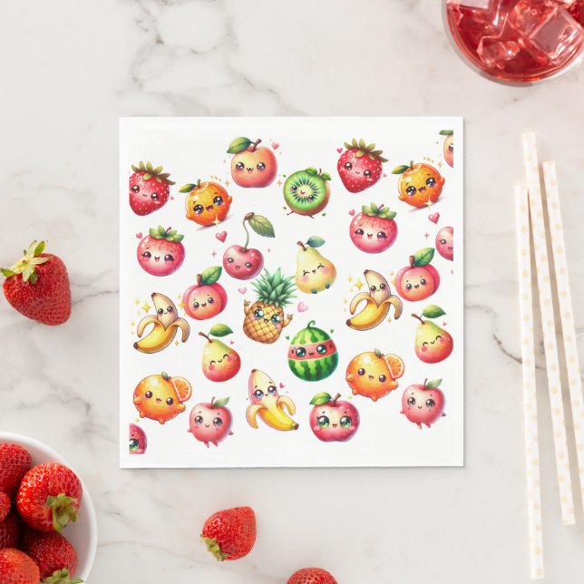 Guardanapo De Papel Salada de Frutas (Insitu)