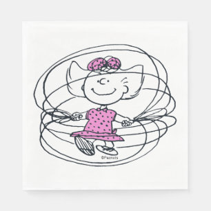 Guardanapo De Papel Sally Playing Jump Rope