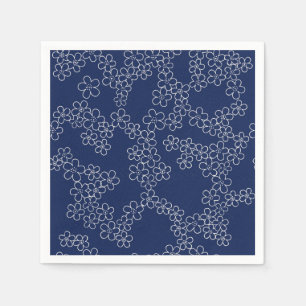 Guardanapo De Papel Salsicha-do-céu branco-azul