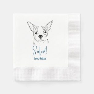 Guardanapo De Papel Salud! Boston Terrier Wedkins