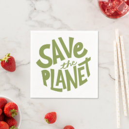 Guardanapo De Papel Salve o Planeta Eco Design