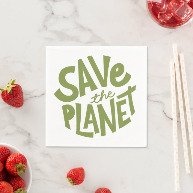 Guardanapo De Papel Salve o Planeta Eco Design (Insitu)