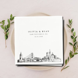 Guardanapo De Papel San Francisco Wedktail Napkin