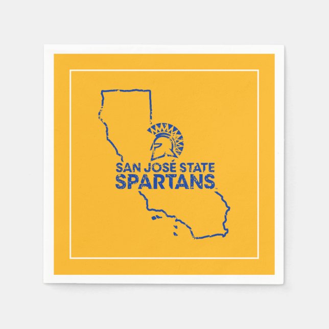 Guardanapo De Papel San Jose State Spartans Love (Frente)