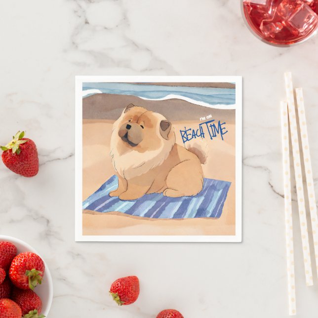 Guardanapo De Papel SAND N' SEA Red Chow Cdog (Insitu)
