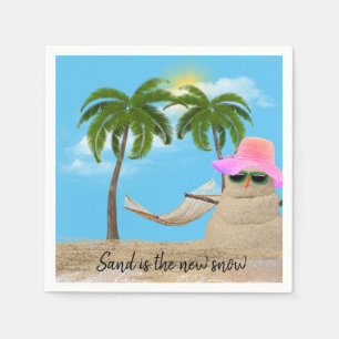 Guardanapo De Papel Sandman Tropical Com Hammock Napkins