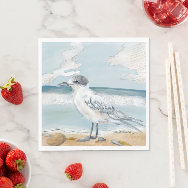 Guardanapo De Papel Sandpiper Summer Napkin (Insitu)