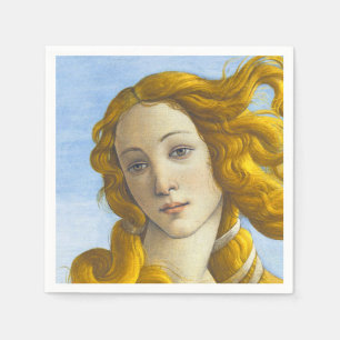 Guardanapo De Papel Sandro Botticelli - Nascimento do Detalhe de Vênu
