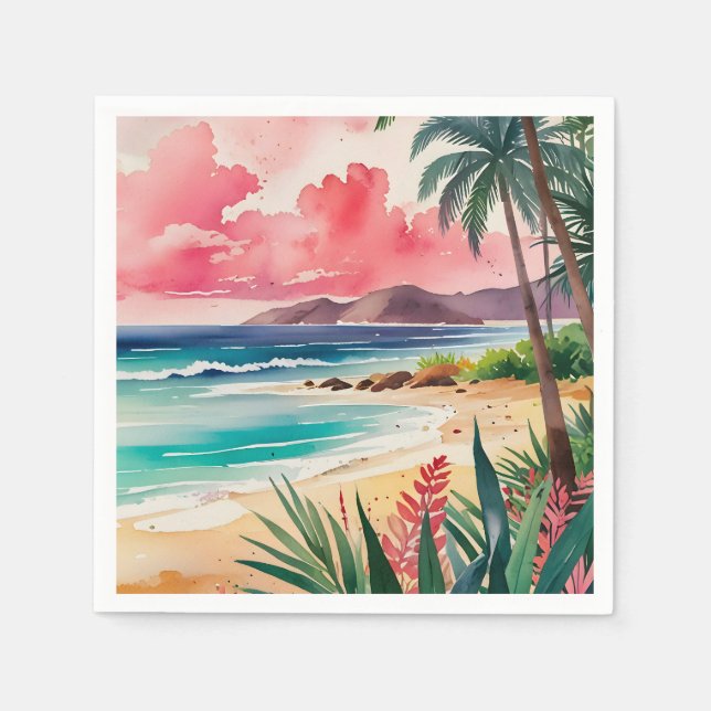 Guardanapo De Papel Sandy Toes (Frente)