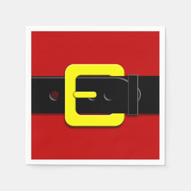 Guardanapo De Papel Santa Claus Belt (Frente)