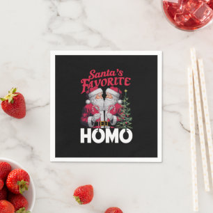 Guardanapo De Papel Santas Favoritas Homo Gay Natal do Orgulho LGBTQ