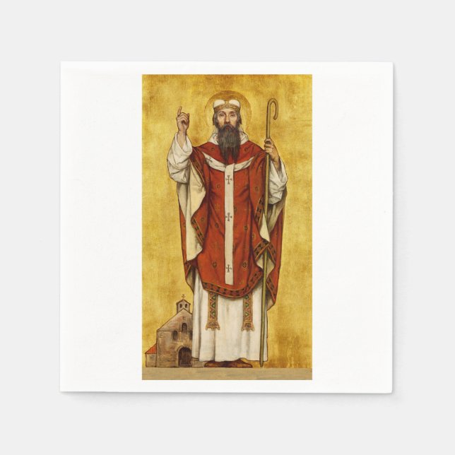 Guardanapo De Papel Santo Bonifácio de Mainz - Padroeiro dos Educadore (Frente)