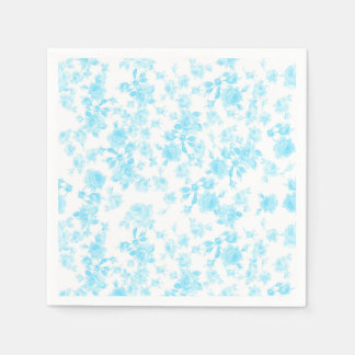Guardanapo De Papel Santo Napkins Colette June Rosas capri blue
