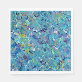 Guardanapo De Papel Santorini Sea Glass Party Napkins