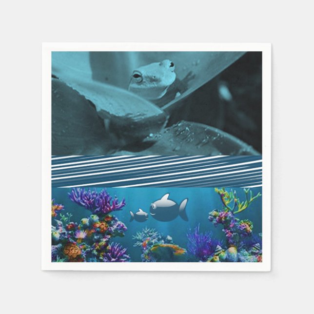 Guardanapo De Papel Sapo de Napkins (Frente)