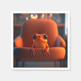 Guardanapo De Papel Sapo Laranja