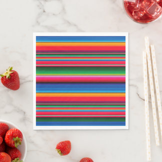 Guardanapo De Papel Sarape Napkins mexicano riscado
